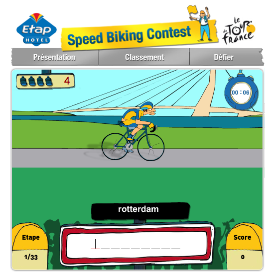 Interface du jeu