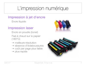 L'impression numérique