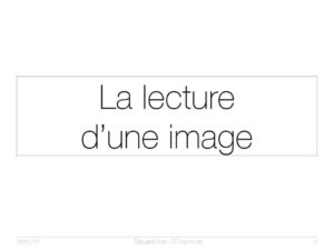 La lecture d'image