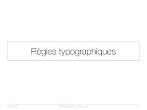 Règles typographiques