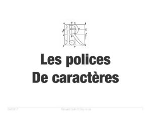 Les polices de caractères