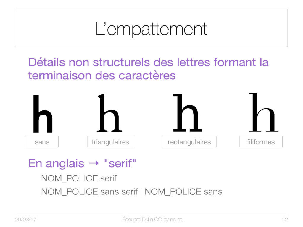 L'empattement