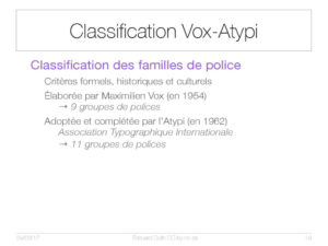 Classification Vox-AtypI