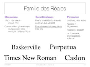 Famille des Réales