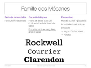 Famille des Mécanes