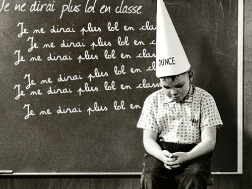 Je ne dirai plus lol en classe