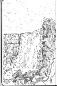 Þingvellir, la chute Öxarárfoss.